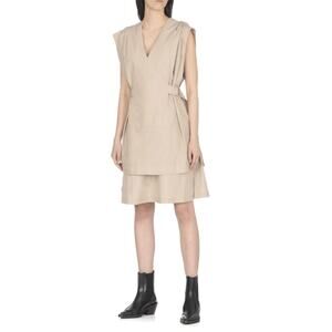 3.1 Phillip Lim NWT Tie Side Shift Dress, Belted Apron Sheath Size 0, MSRP $650